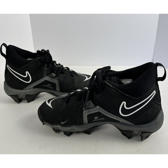 Nike Football Cleats Alpha Menace 3 Shark Youth Kids Size 11C Black - Picture 6 of 9